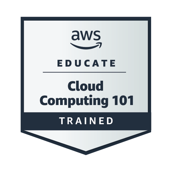 AWS Educate Introduction to Cloud 101 - Training Badge