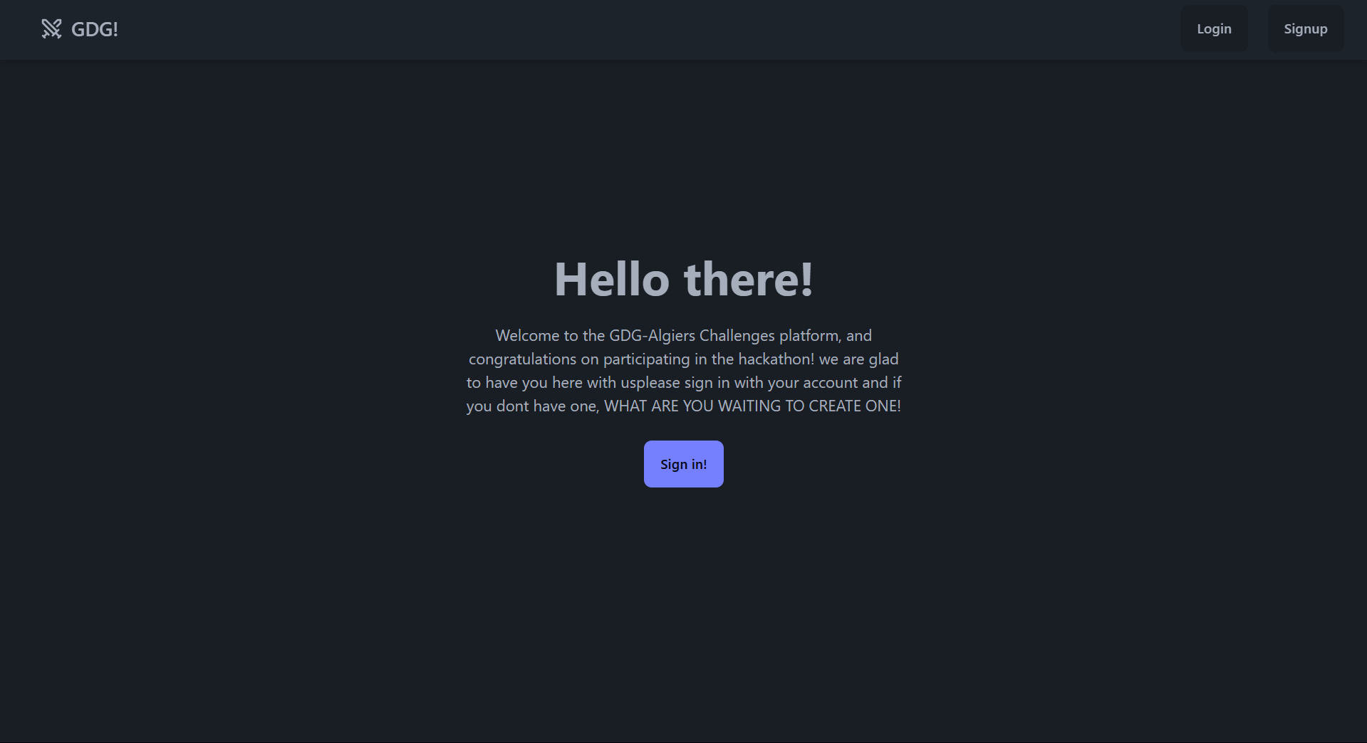 GDG Challenges Platform